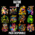PACK HALFTONE ART COMPLETO + ACTUALIZACIONES